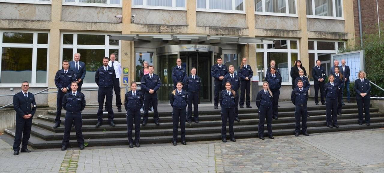 Neue Polizisten treten Dienst an