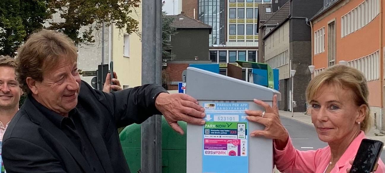 Parken mit dem Smartphone