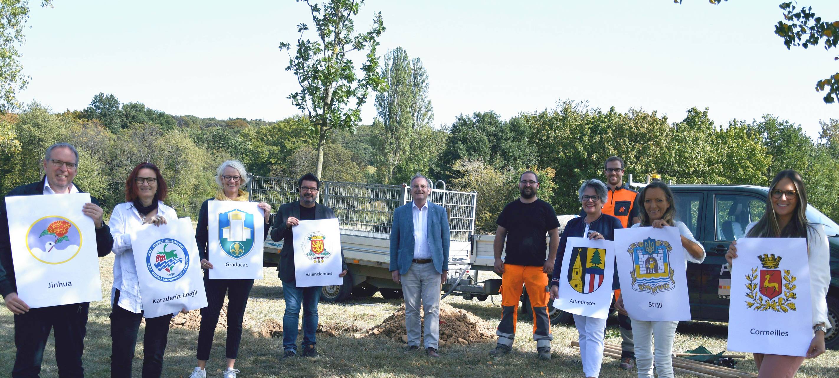 Neue Bäume in Düren