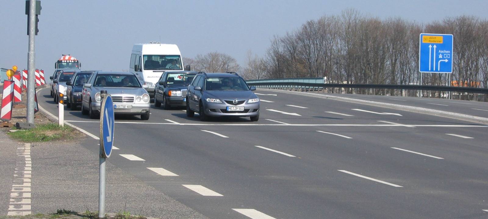 Unfall sorgte für lange Staus