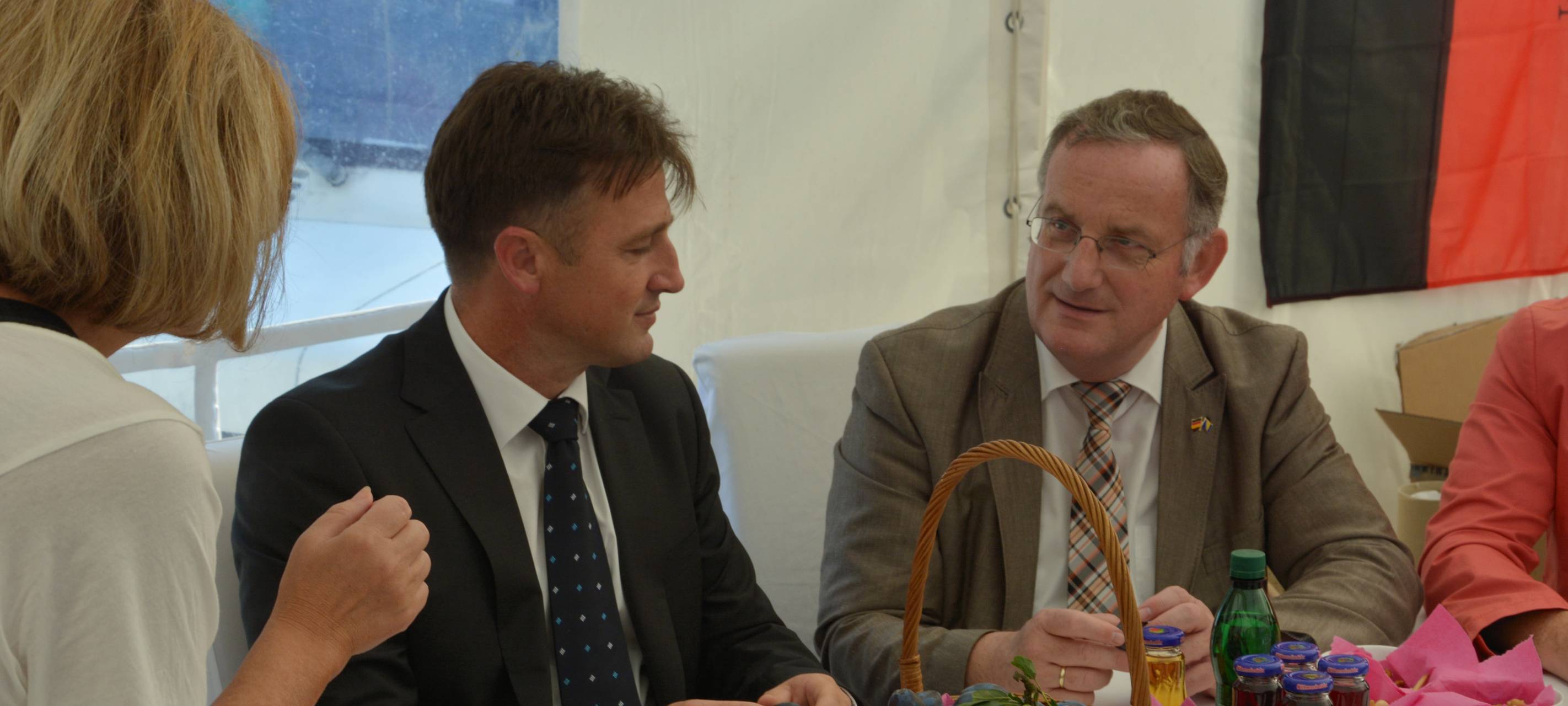 Paul Larue bei seinem Besuch in Gradacac im Jahr 2016