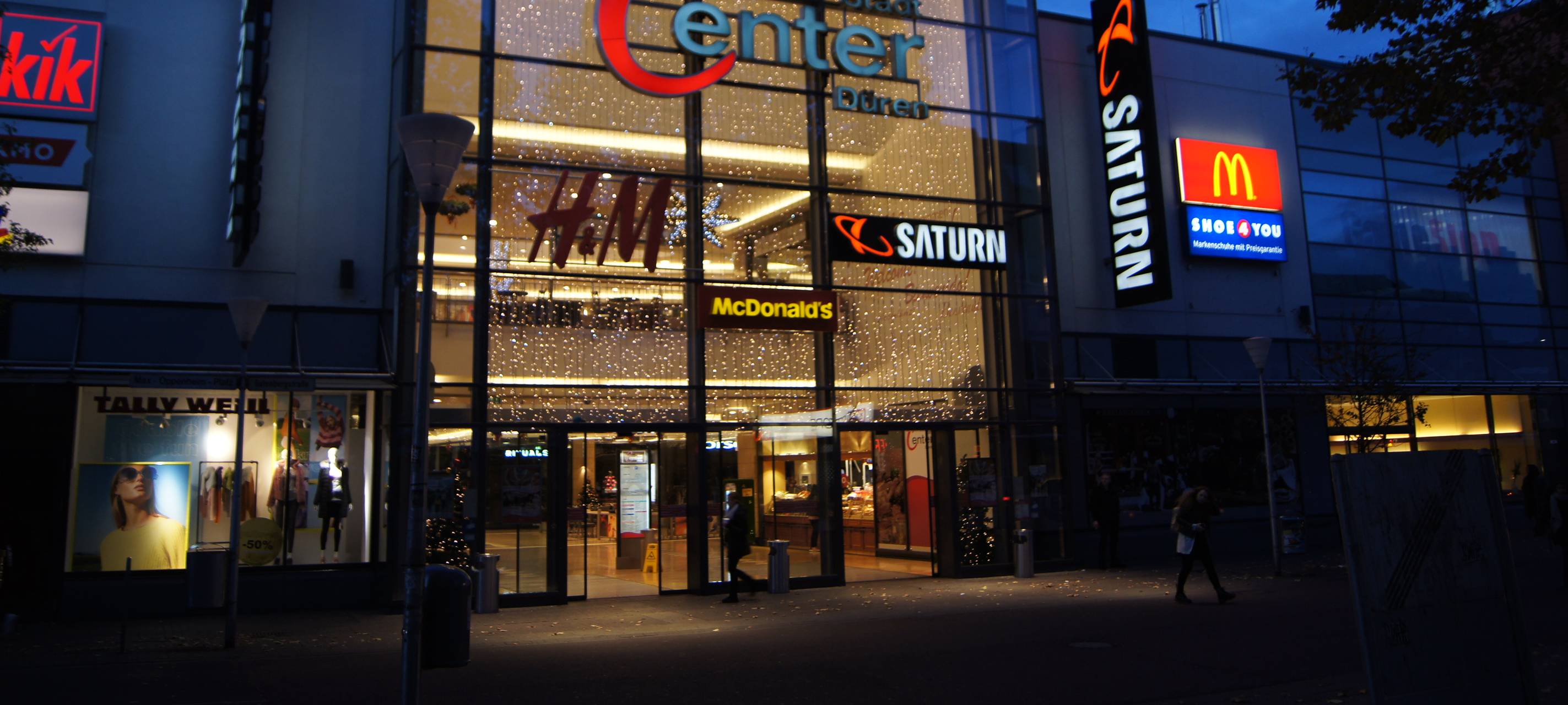 Stadtcenter Düren geräumt