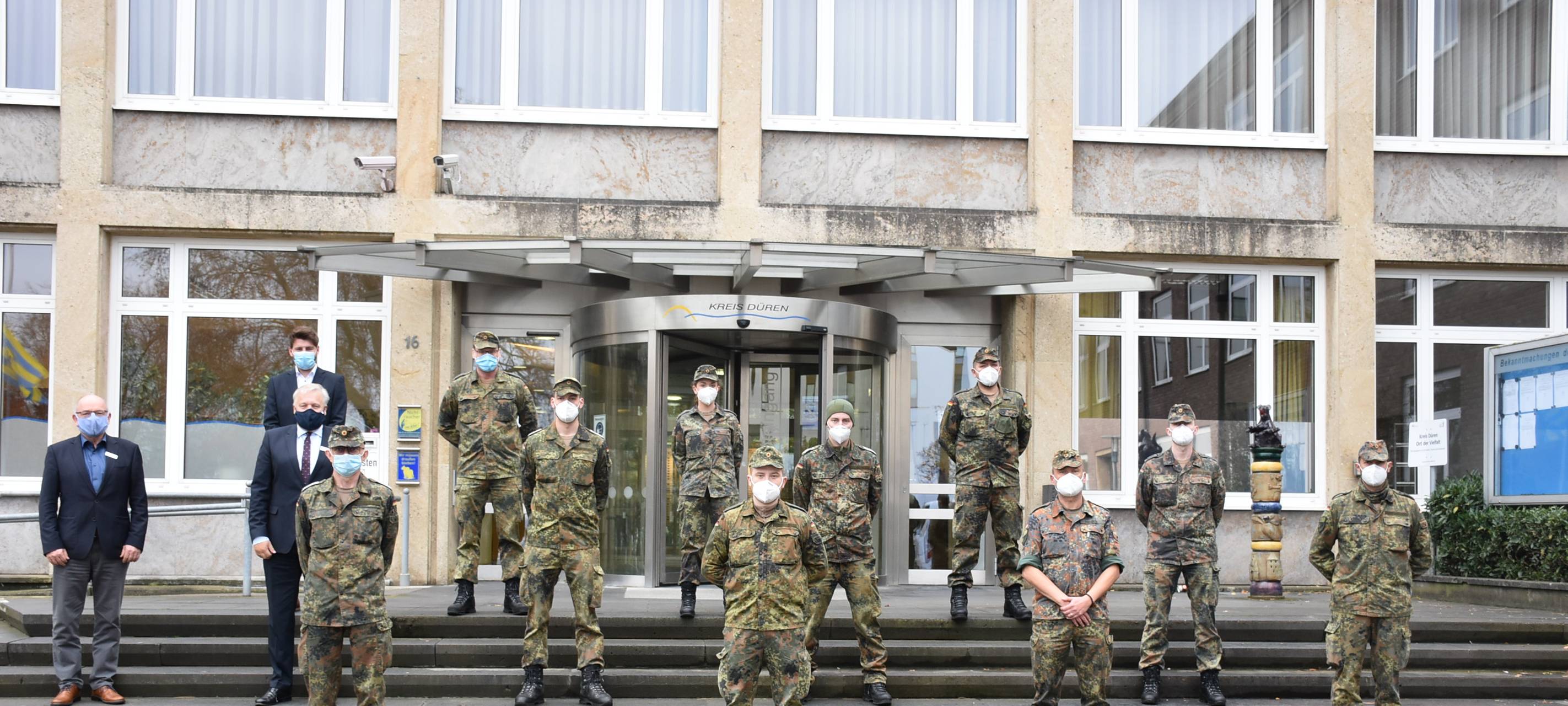 Bundeswehr hilft in Düren