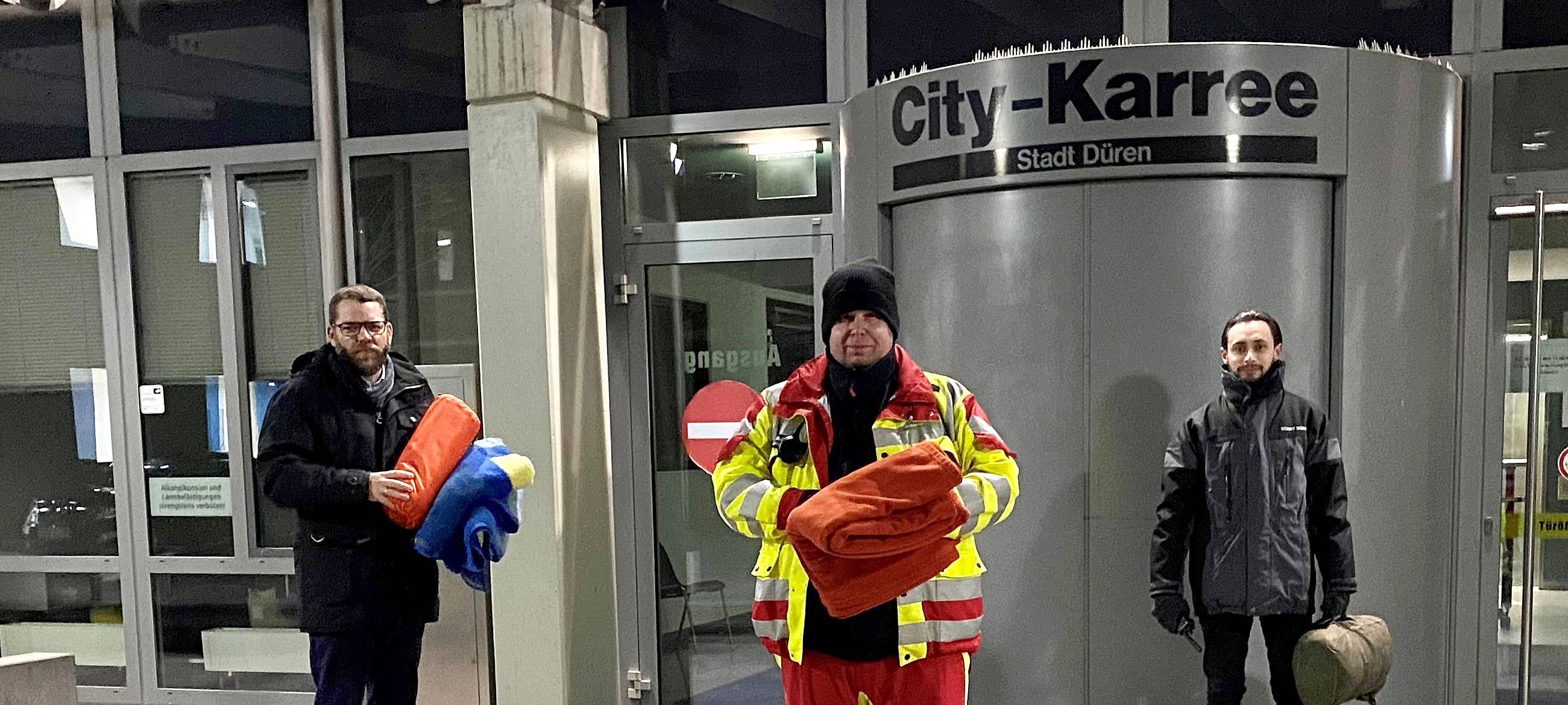Einsatz für Obdachlose
