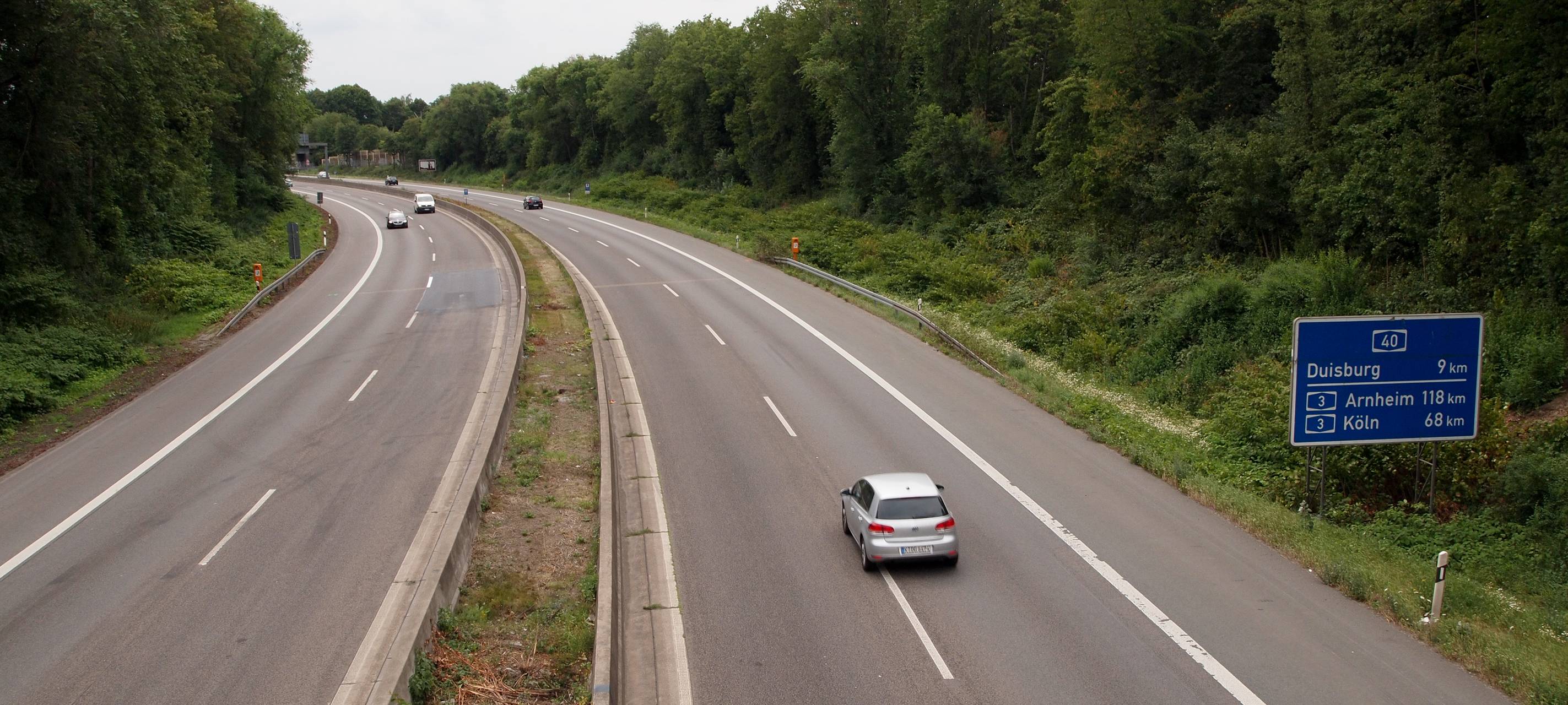 Unfall auf der Autobahn 4