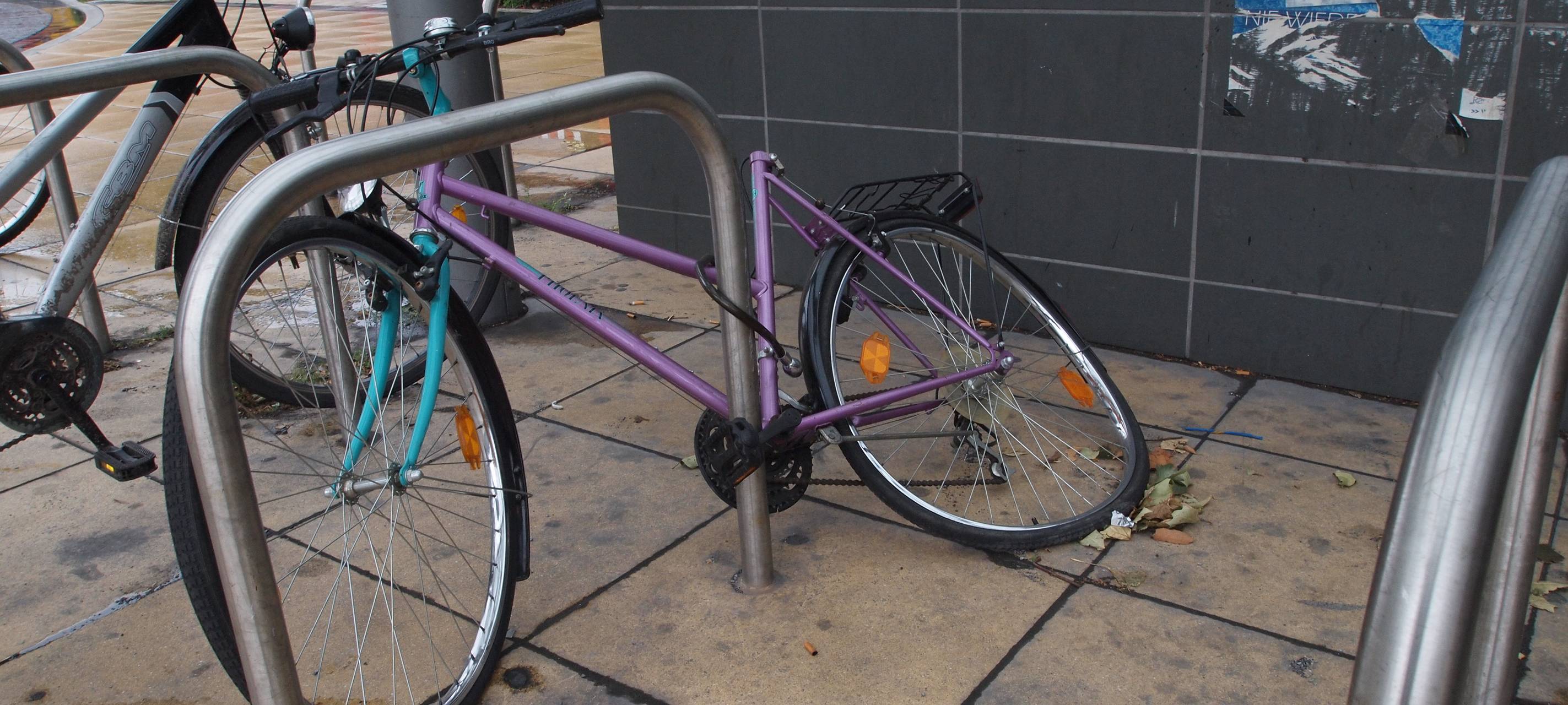 Bismarckstraße gefährlich für Radfahrer