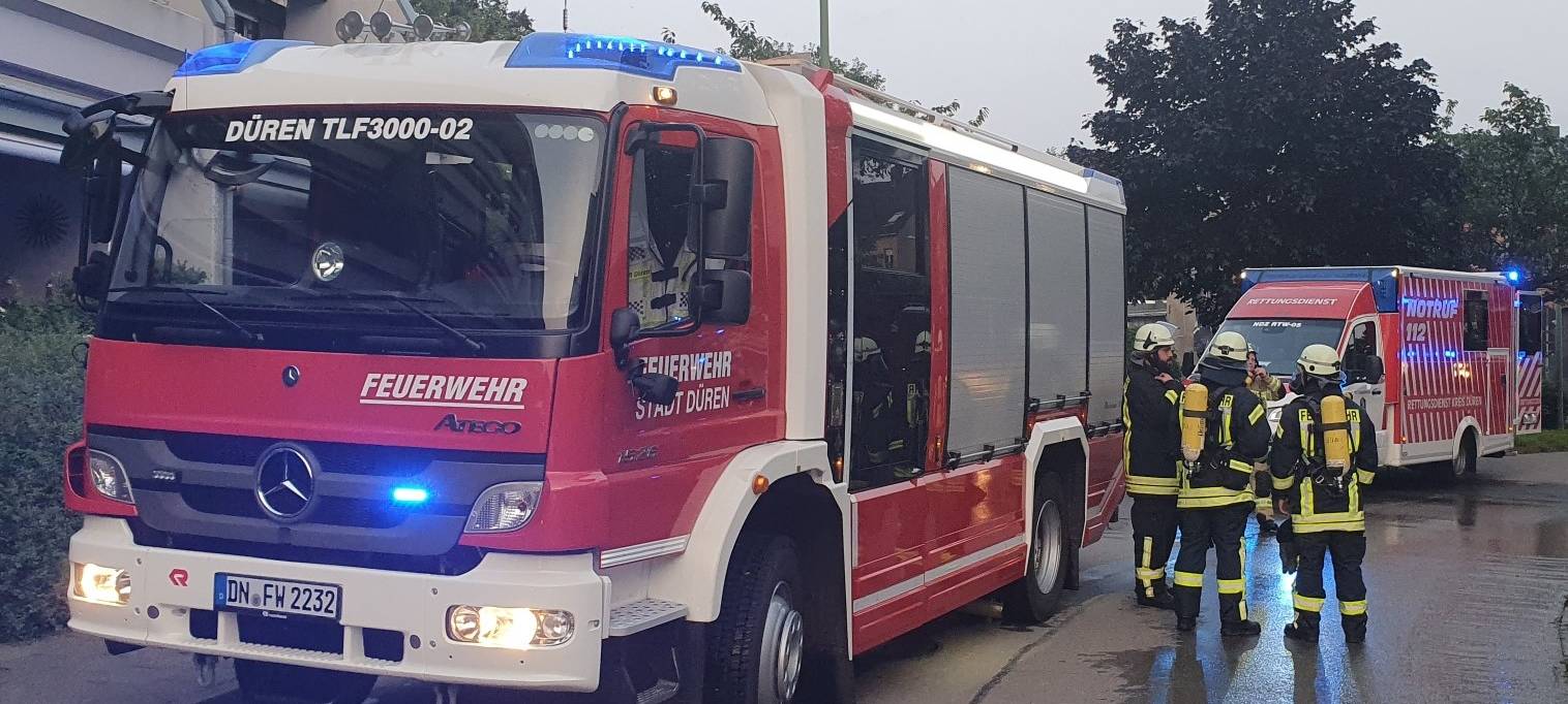 Brand in Düren
