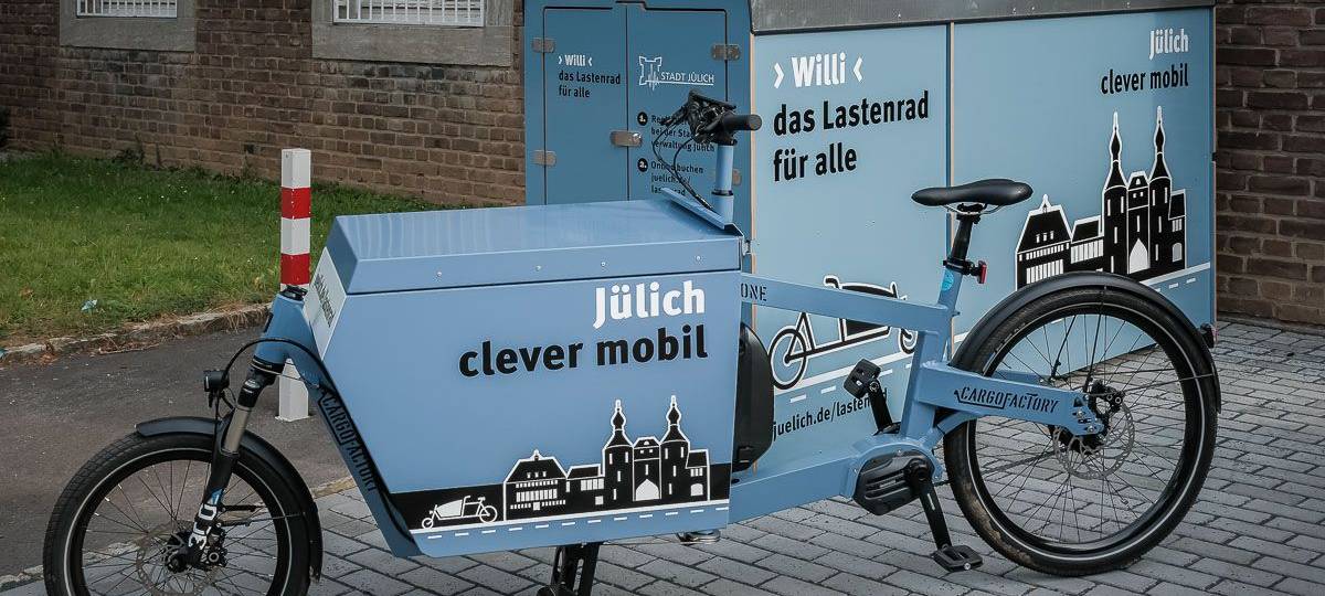 E-Lastenräder in Jülich für Bürger