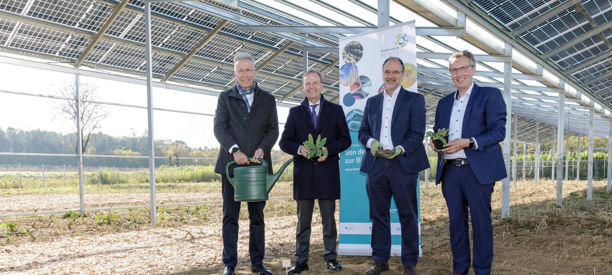 Agri-PV Anlage in Morschenich dient der Forschung