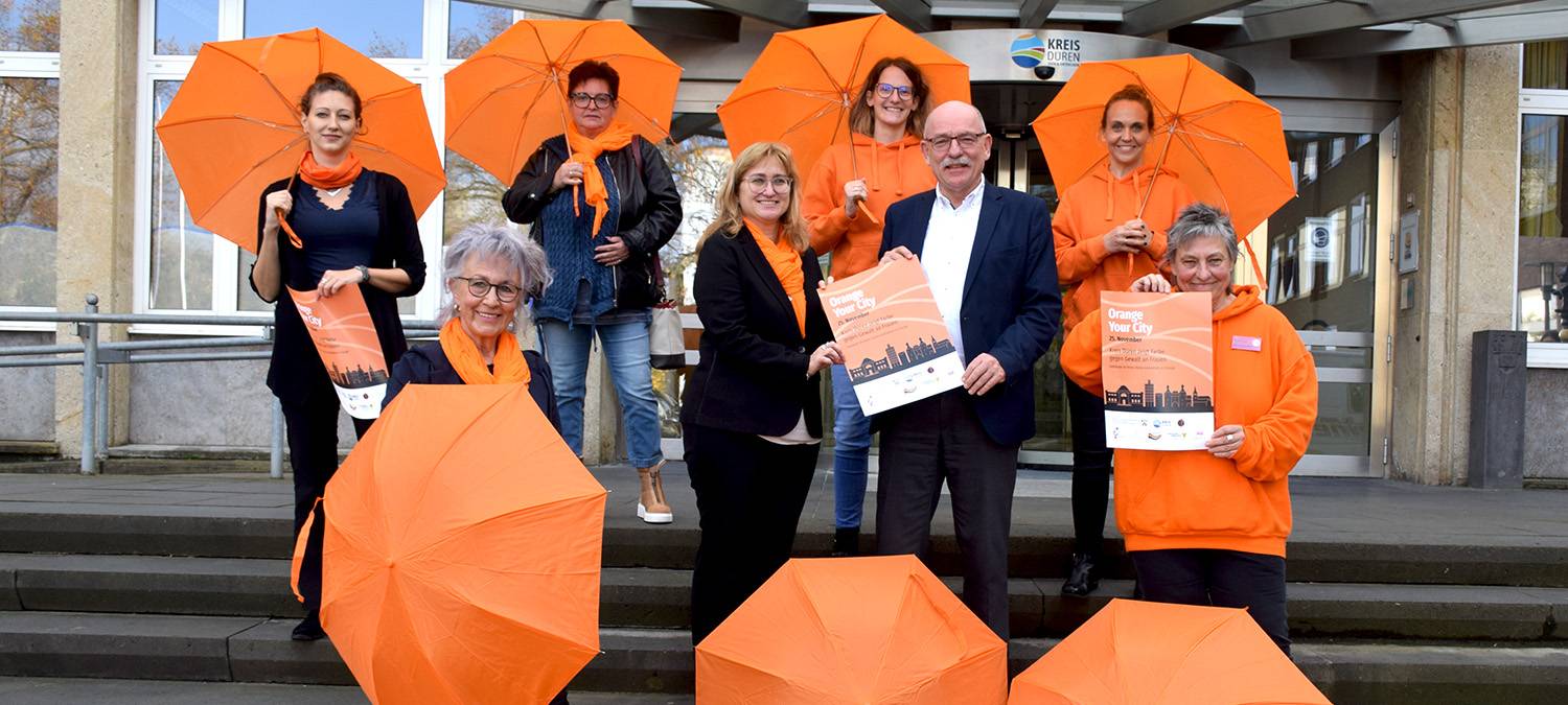 Gedenktag gegen Gewalt an Frauen im Kreis