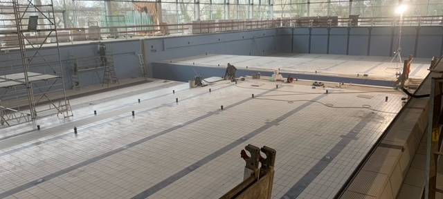 Bauarbeiten für Rurbad in Düren nach Plan