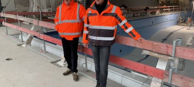 Bauarbeiten für Rurbad in Düren nach Plan