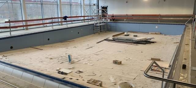 Bauarbeiten für Rurbad in Düren nach Plan