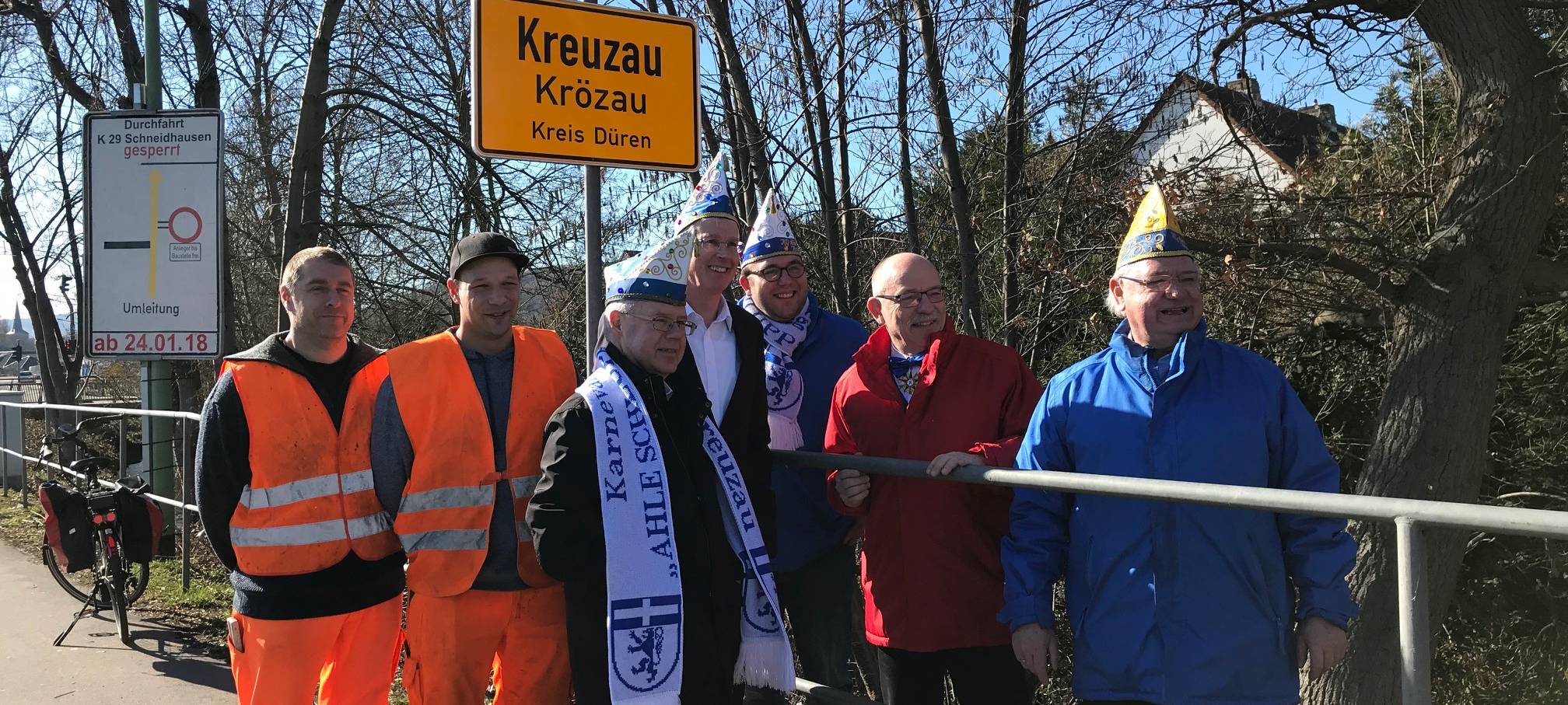 Ortsschilder sind weg