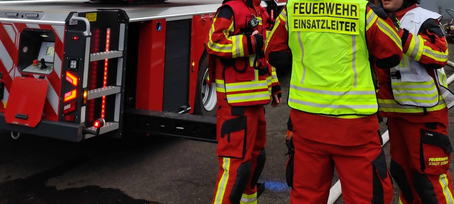 Feuerwehreinsatz am Friedrich-Ebert-Platz