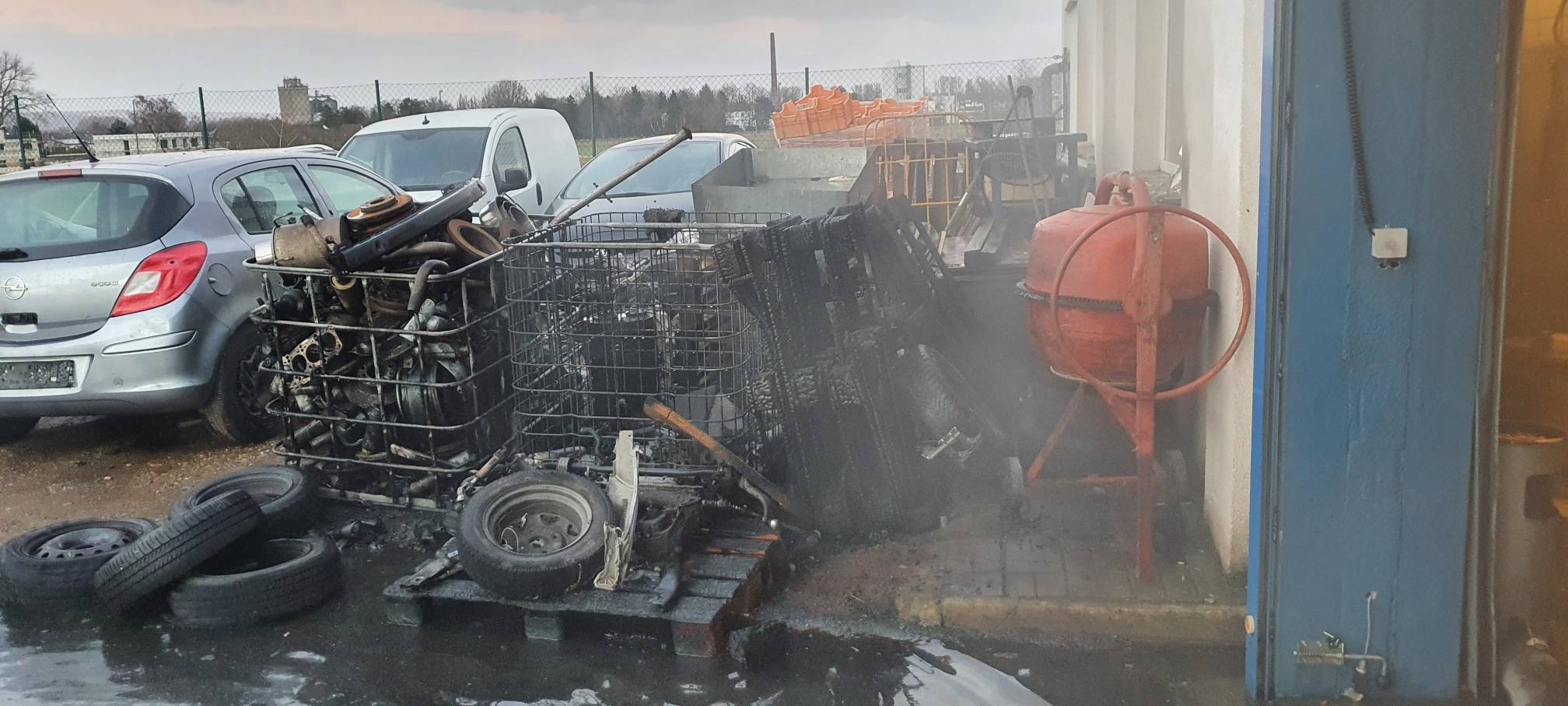 Brand in Düren