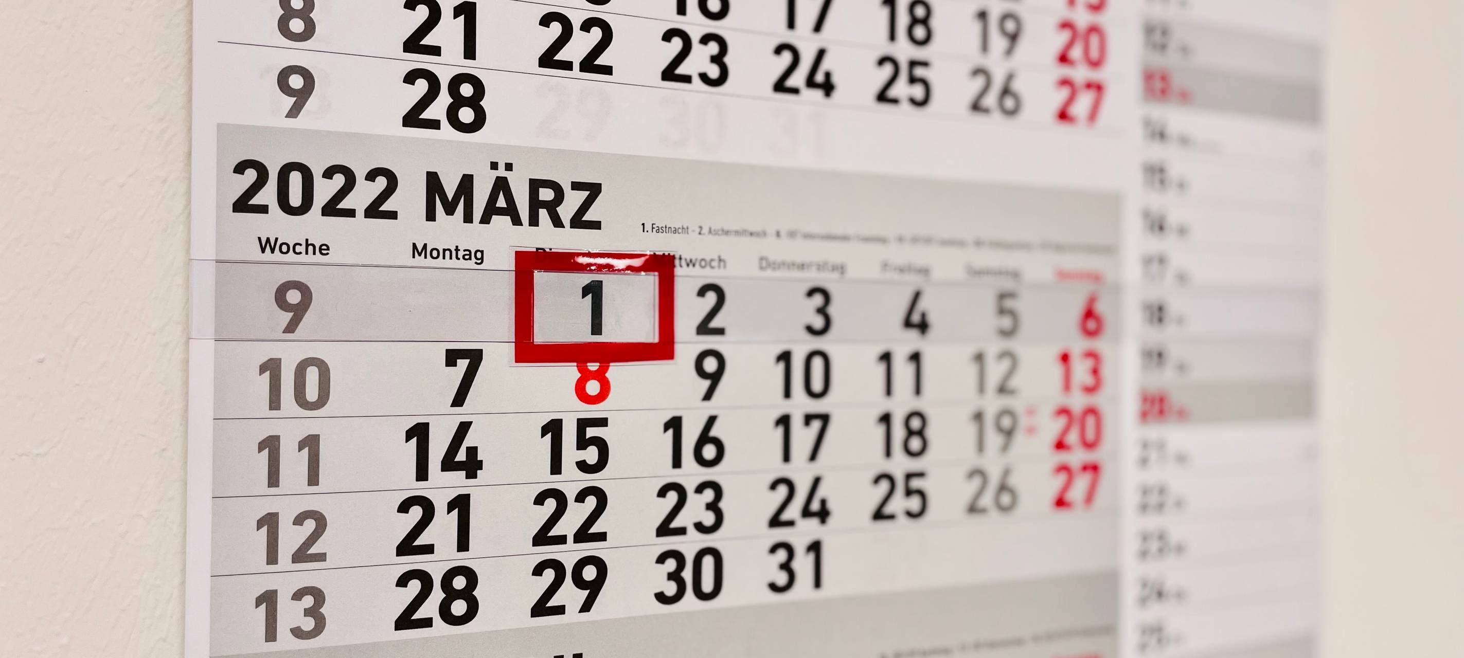 Im März beginnt das neue Versicherungsjahr
