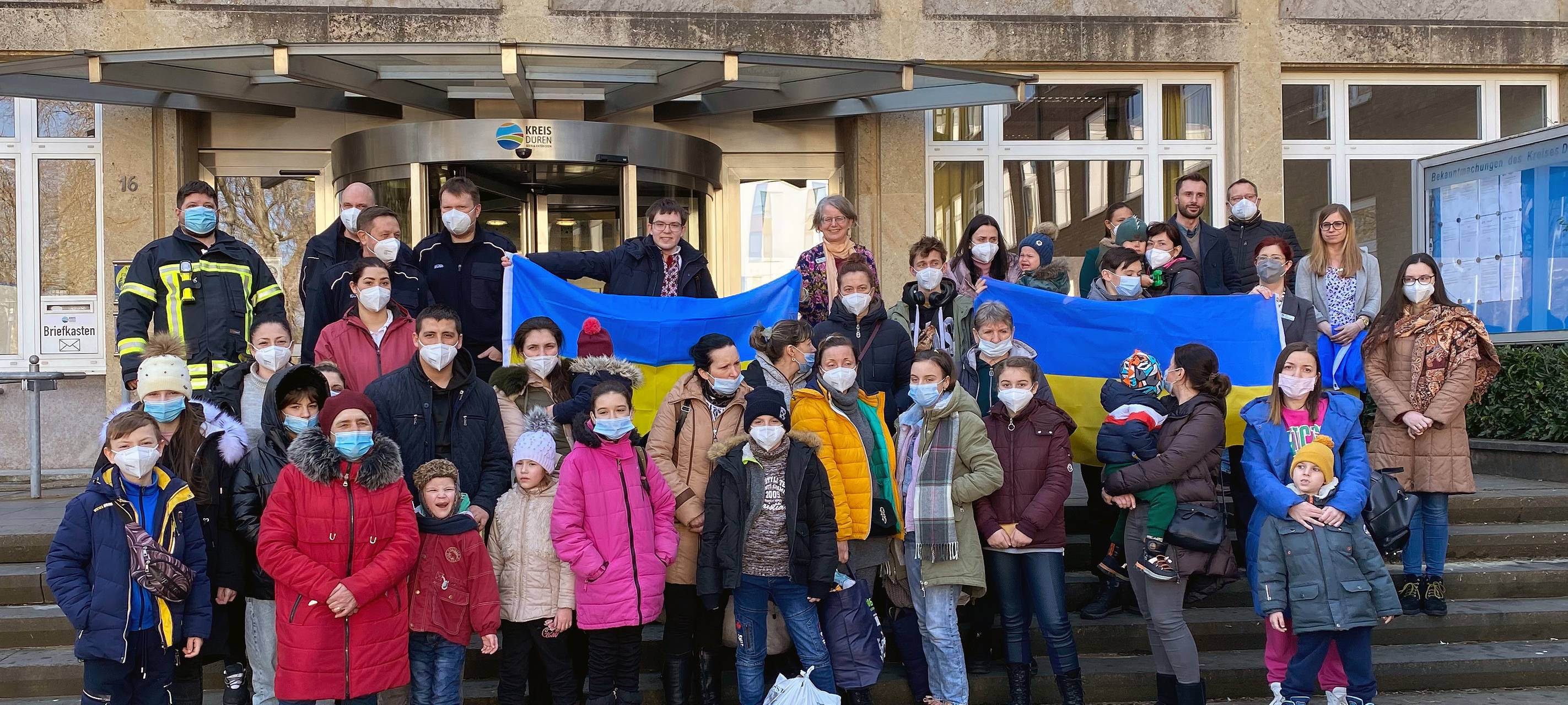 37 Geflüchtete kommen in Düren an