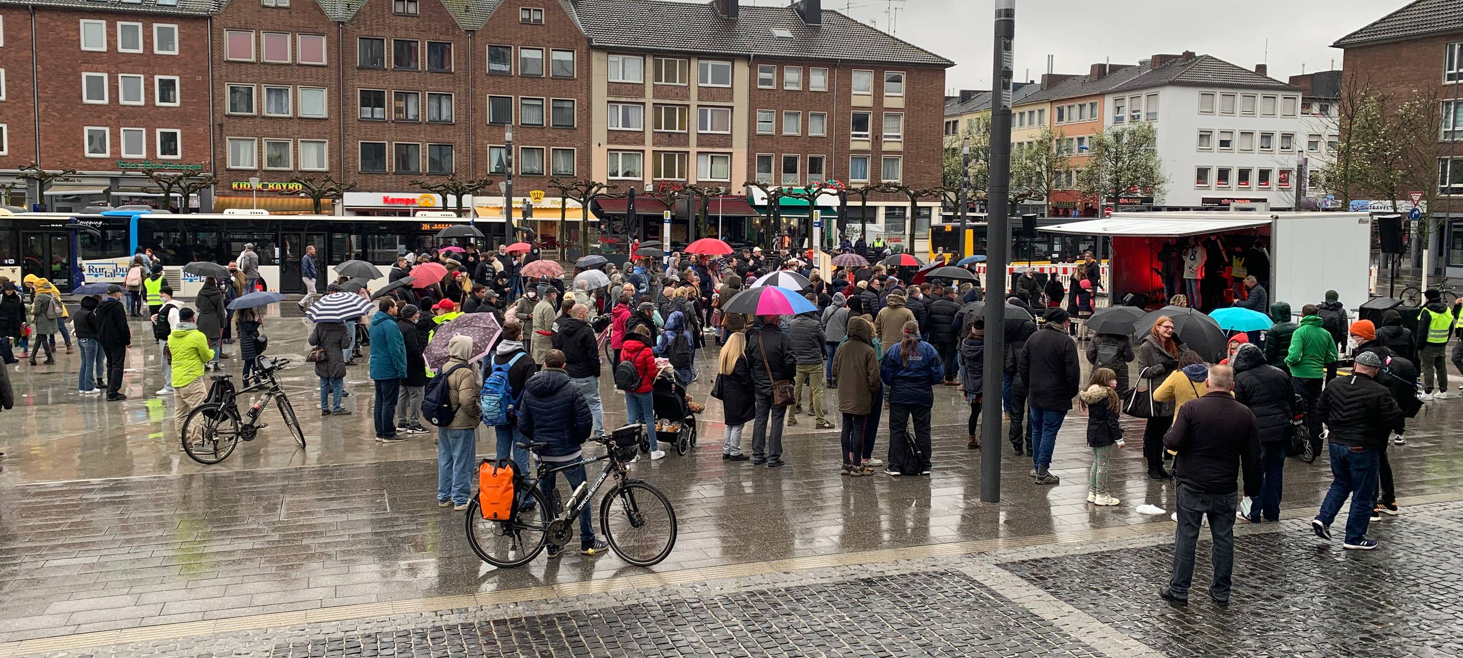 Protest für den Erhalt der Kulturfabrik EndArt