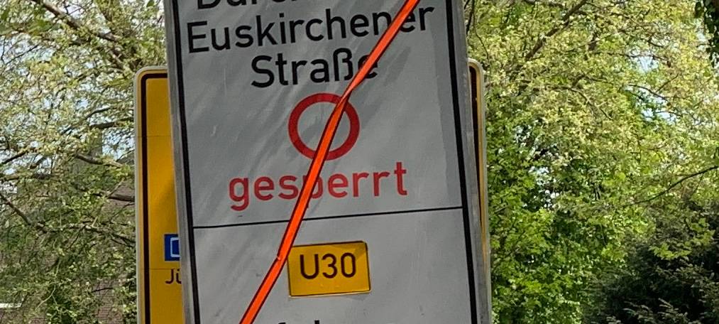 Umbauarbeiten Euskirchener Straße