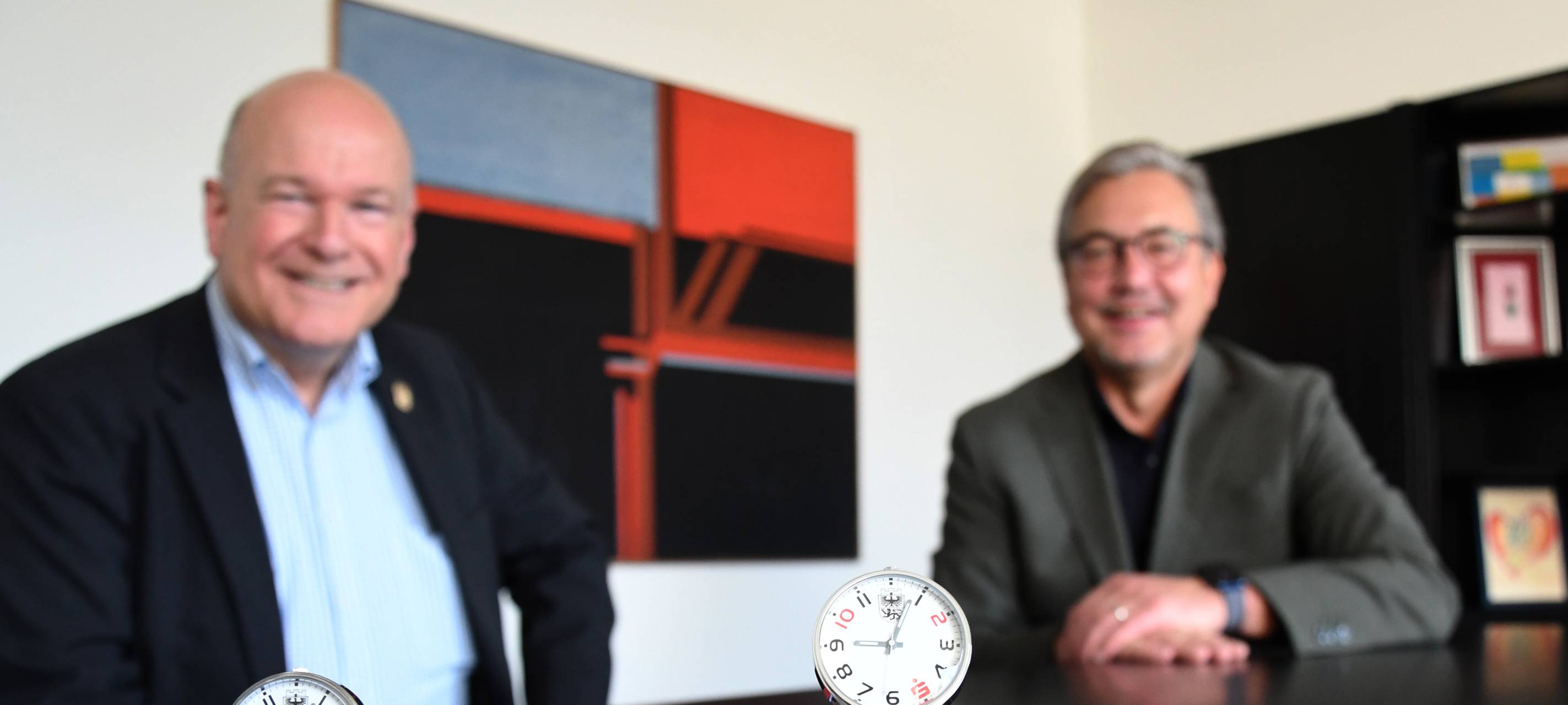 Stadt verleiht Uhr