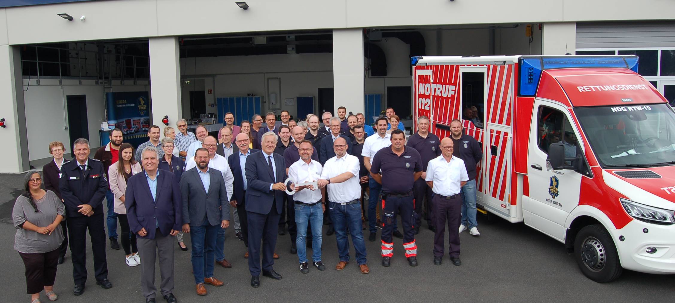 Neue Notarzt- und Rettungswache in Nideggen eröffnet