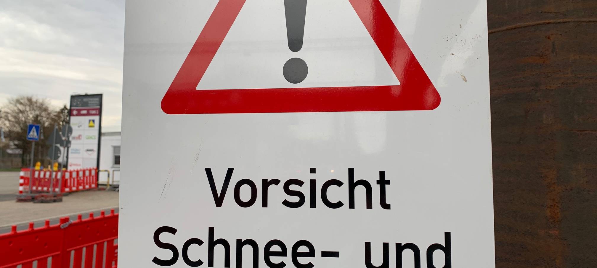 Glätte sorgt für Probleme