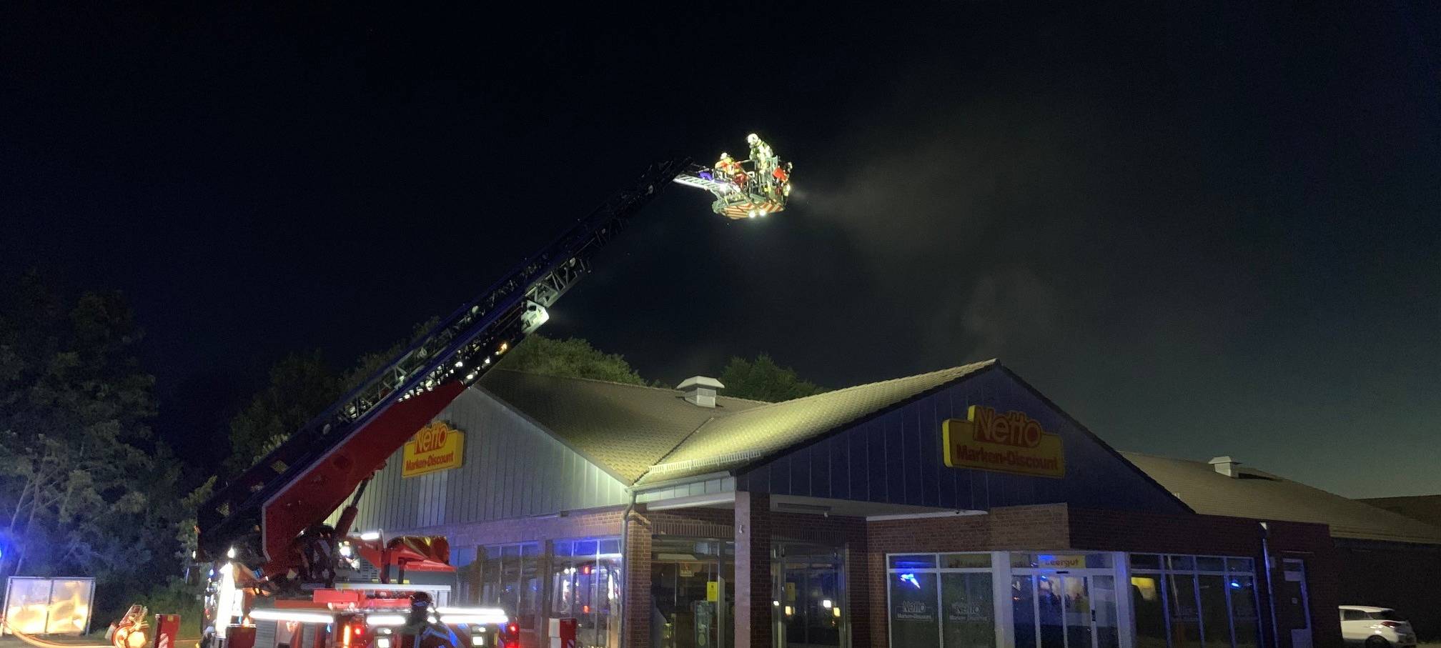Feuer in Discounter