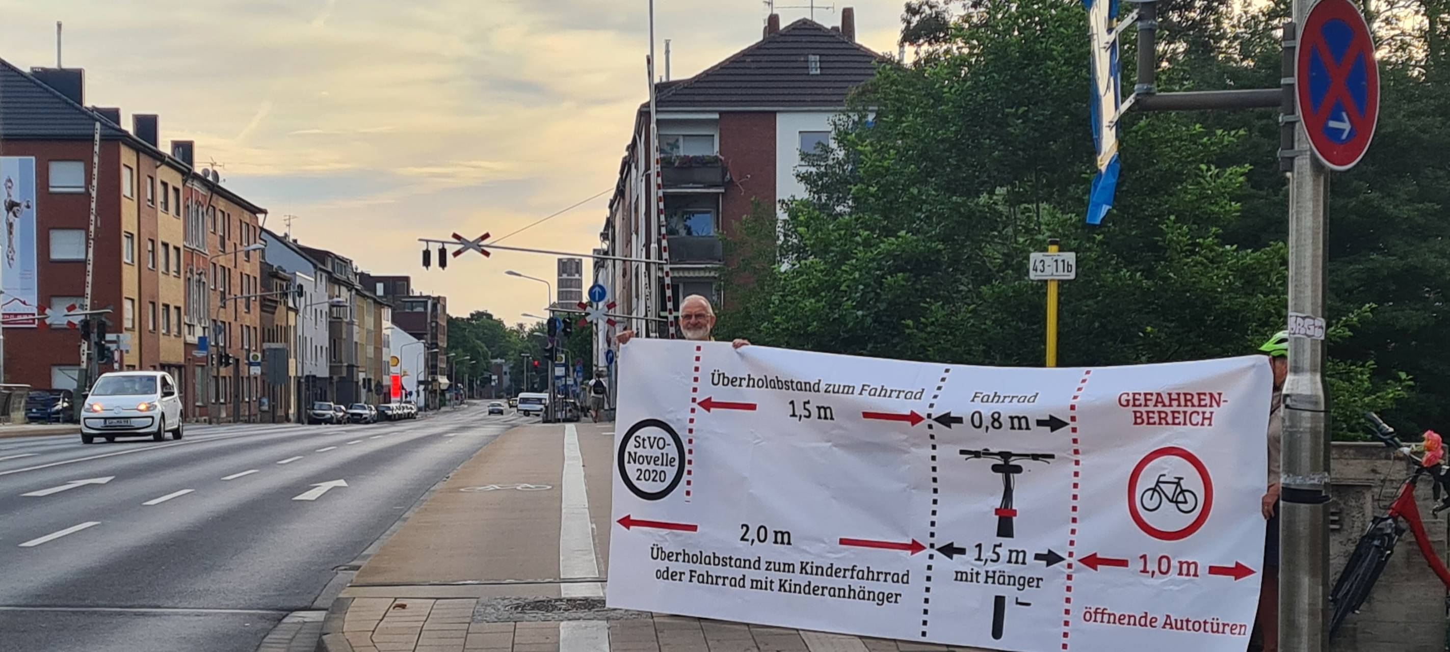 Abstand beim Überholen