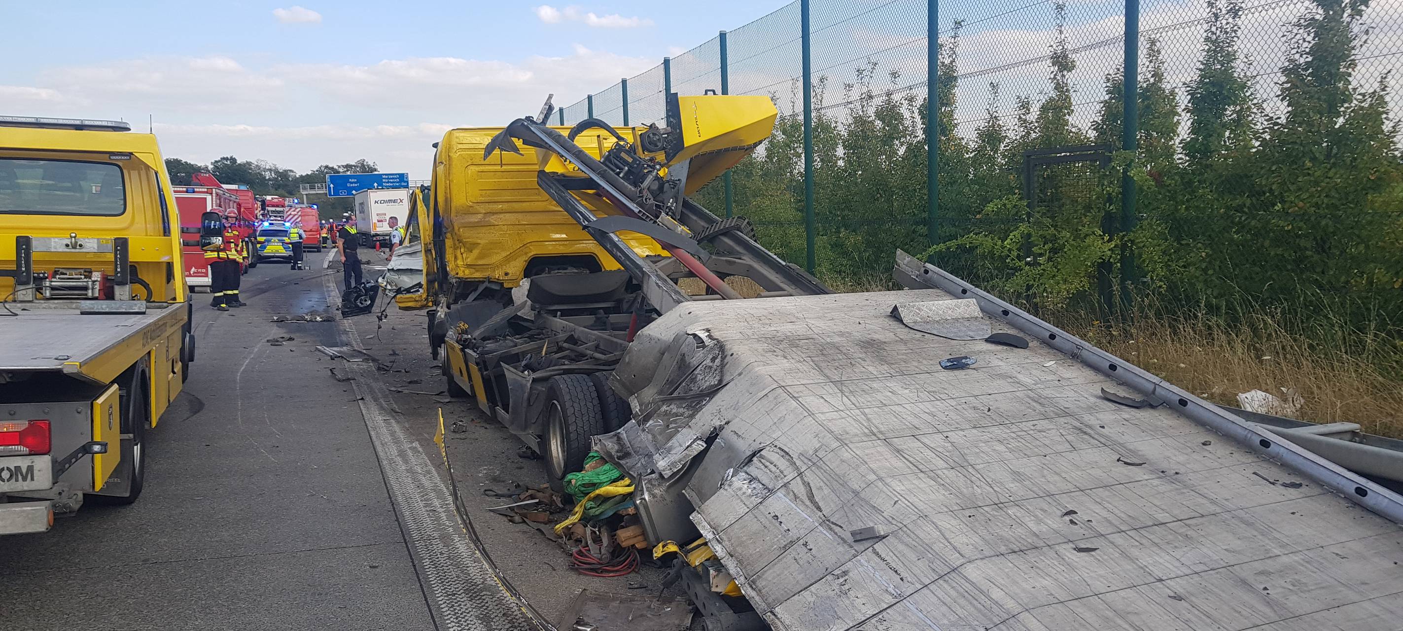 Unfall auf der A4