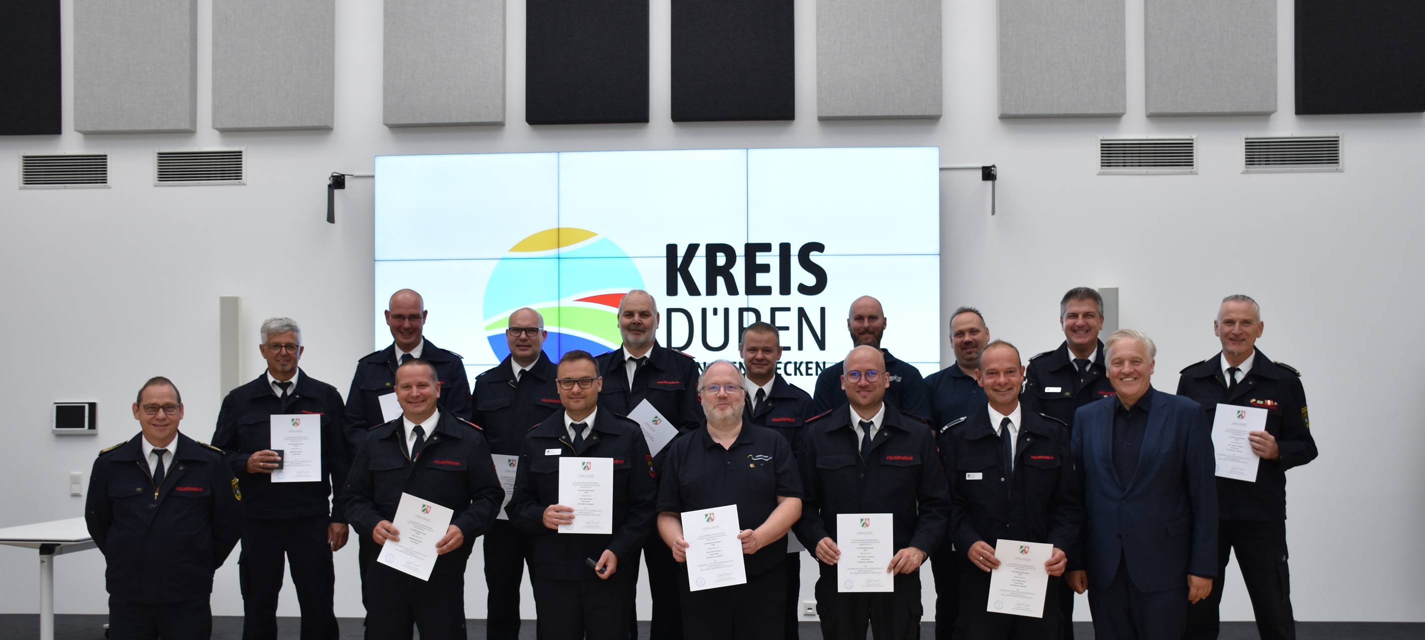 Ehrung für Feuerwehr