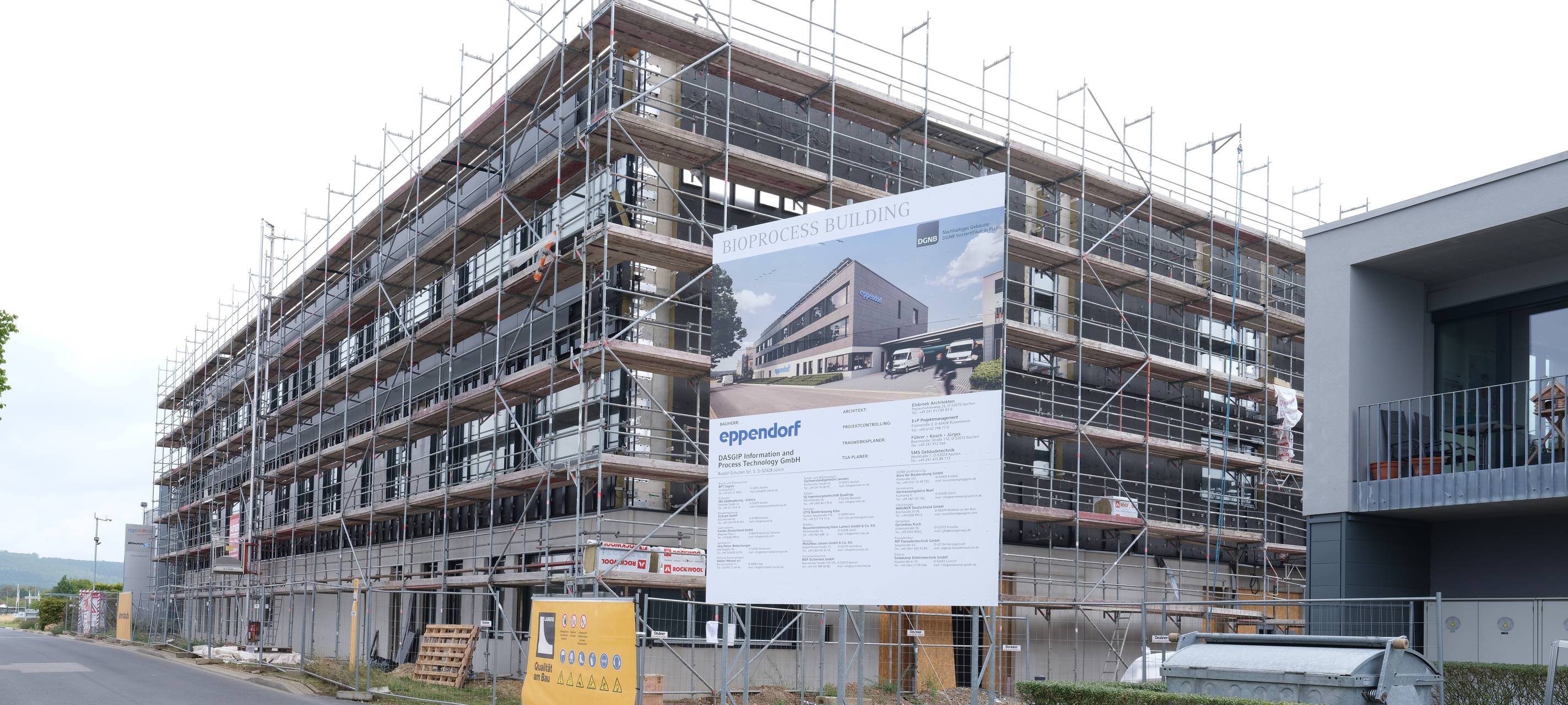 Eppendorf Neubau fast fertig