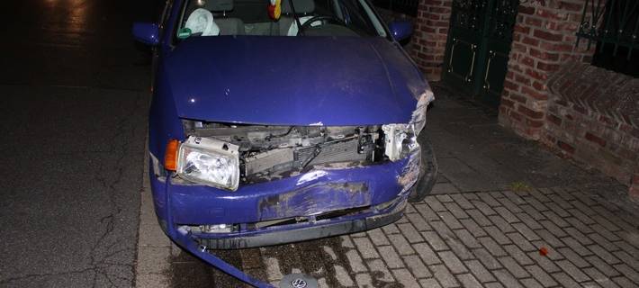 Unfall mit mehr als zwei Promille