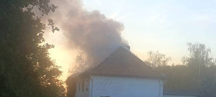 Brand in altem Firmengelände