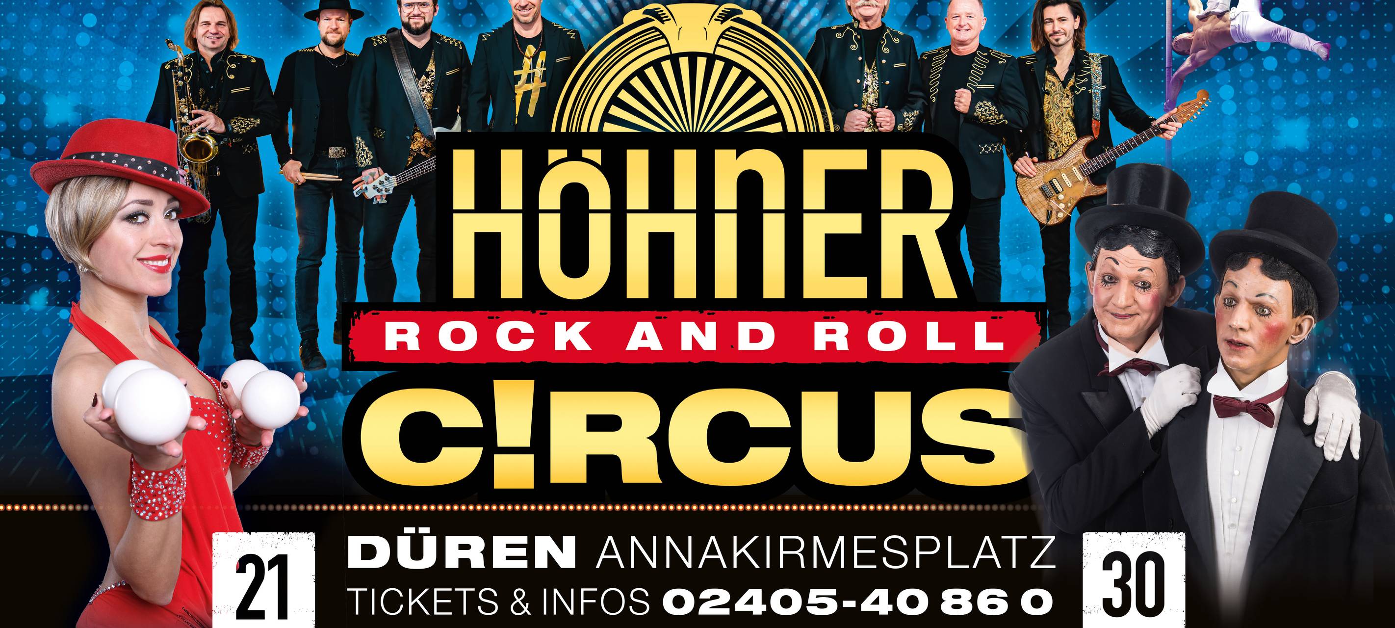 Artist stürzt neun Meter tief