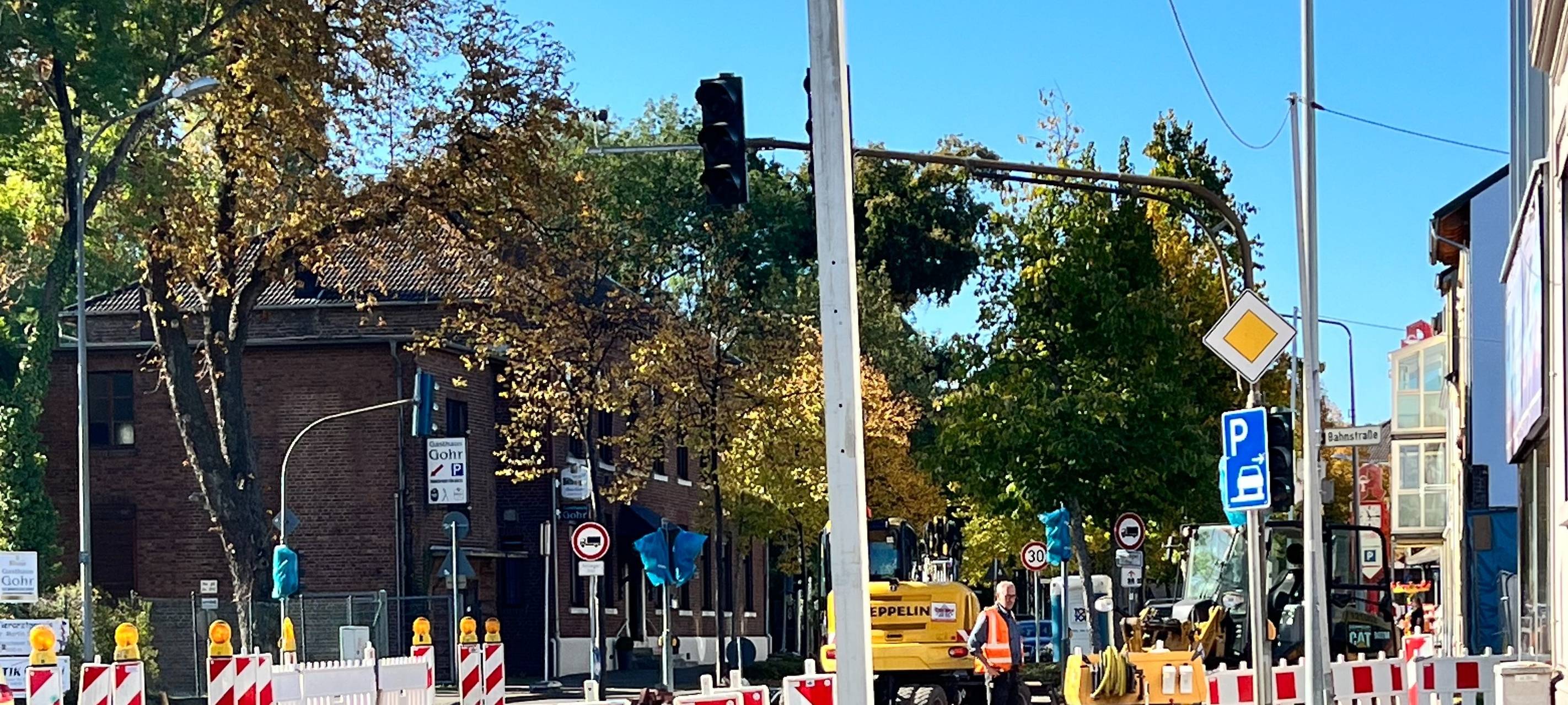 Baustelle zieht um
