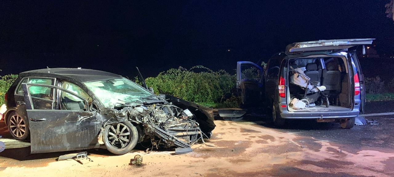 11 Verletzte bei schwerem Unfall