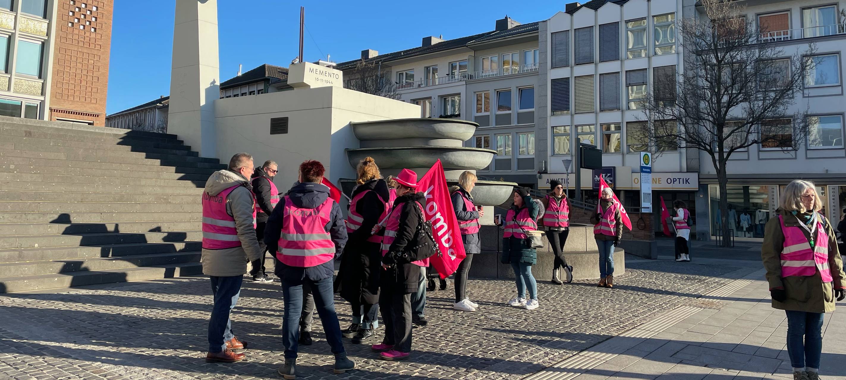 Warnstreik im Kreis Düren
