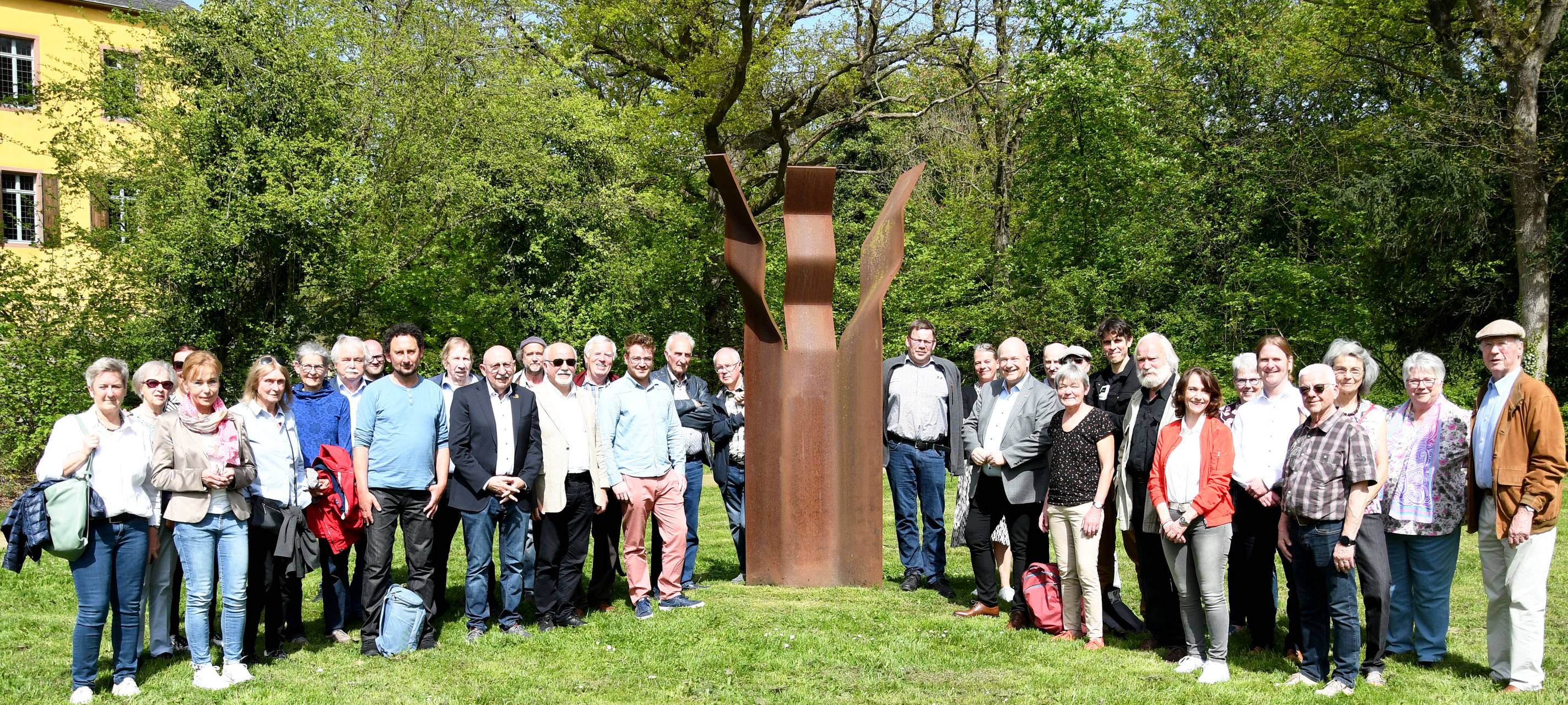 Stahlskulptur für Barockgarten