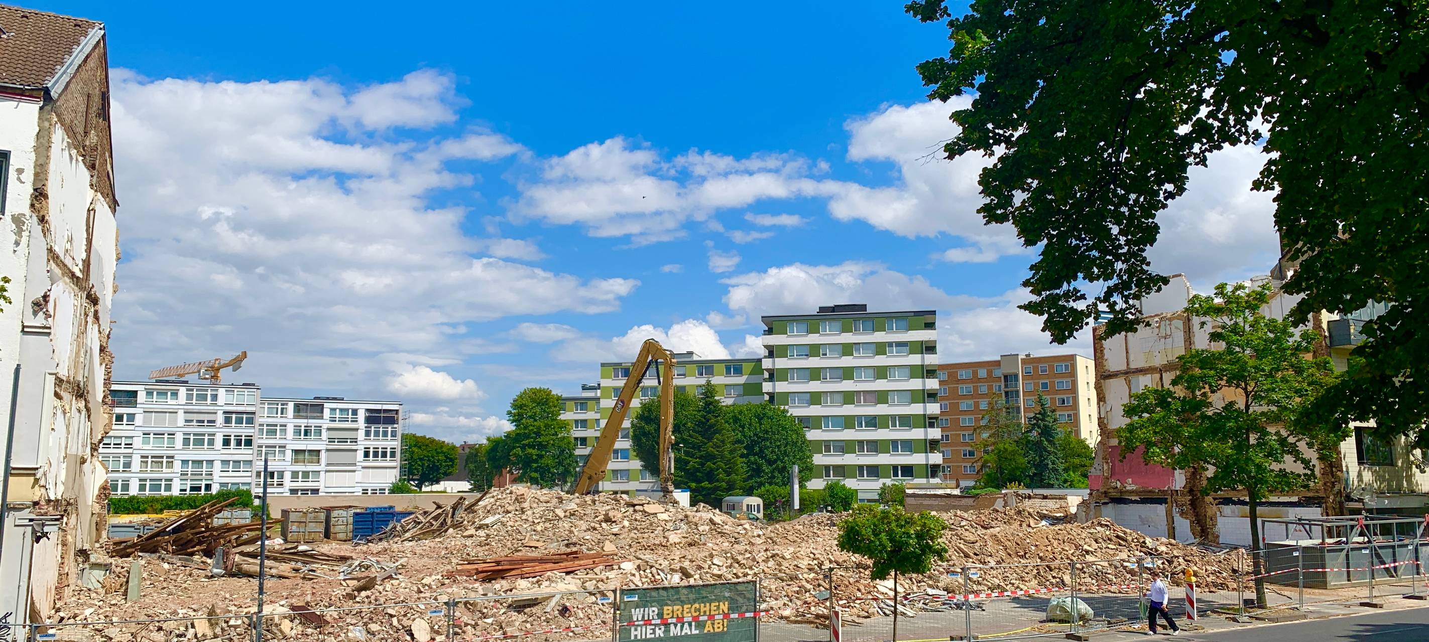 Abriss in Schregel-Straße geht voran