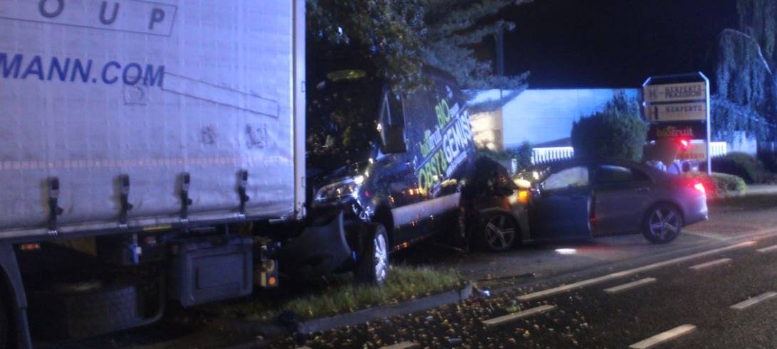 Lachgas-Fund nach Unfall in Birkesdorf