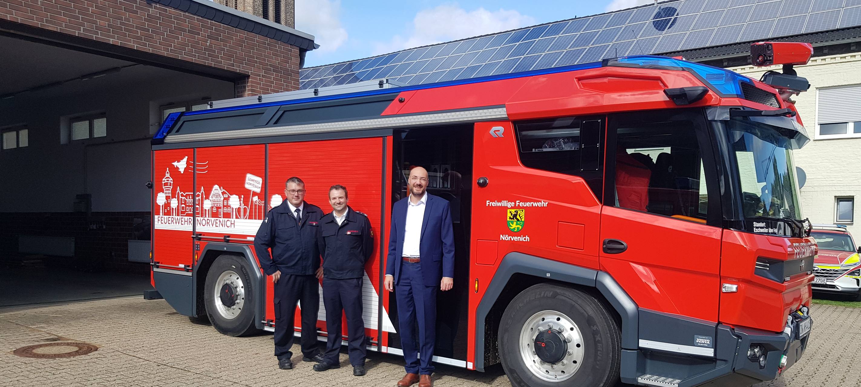 Erstes elektrisches Löschfahrzeug für den Kreis