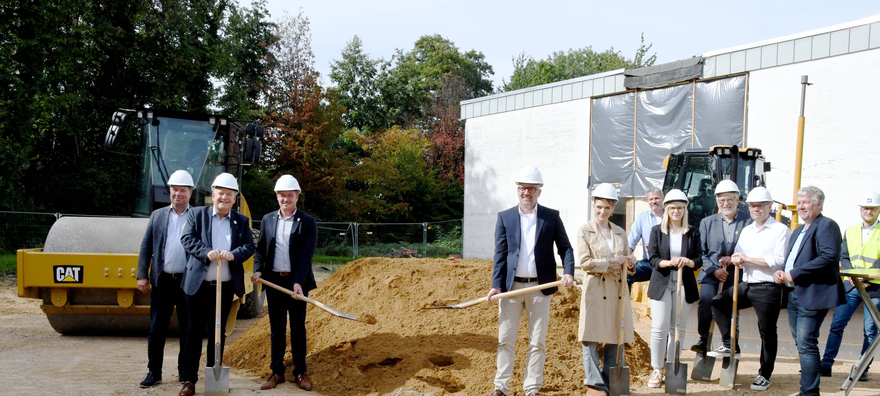 Baubeginn an der Anne-Frank-Gesamtschule