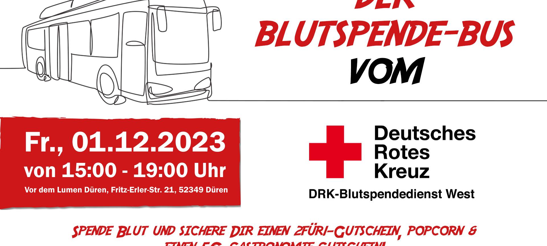 Blutspenden vorm Kino