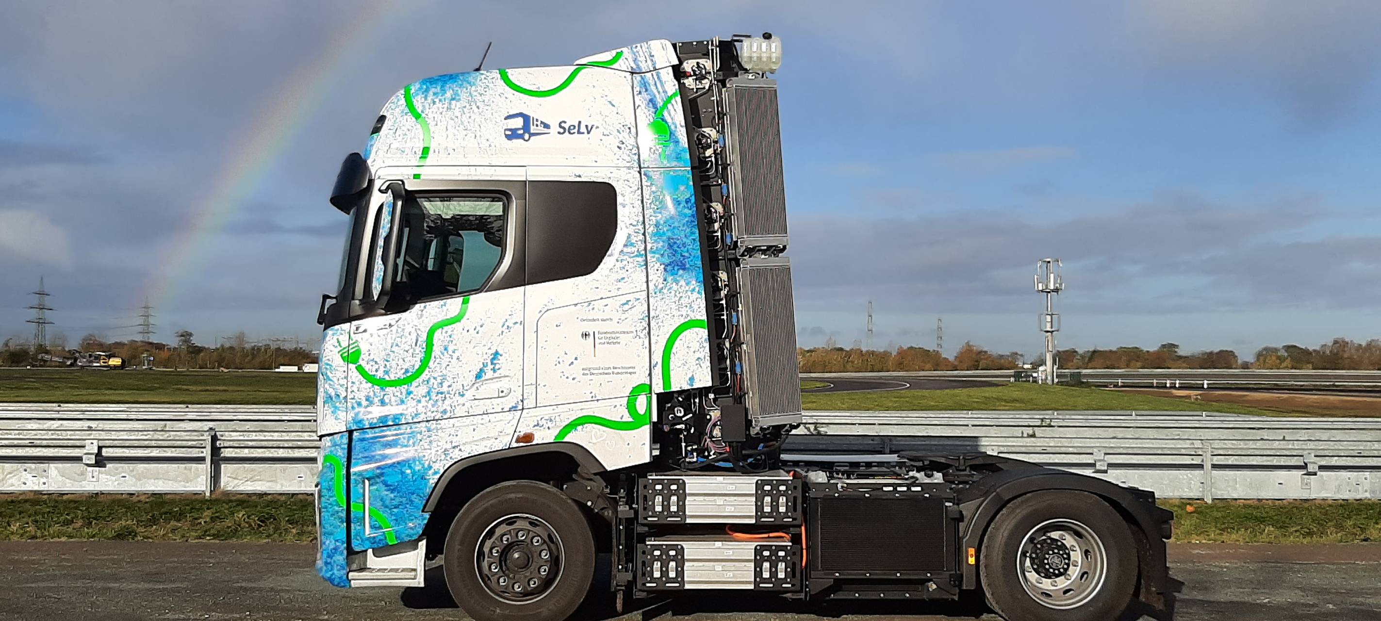 Aldenhoven: Wasserstoff-LKW wird getestet