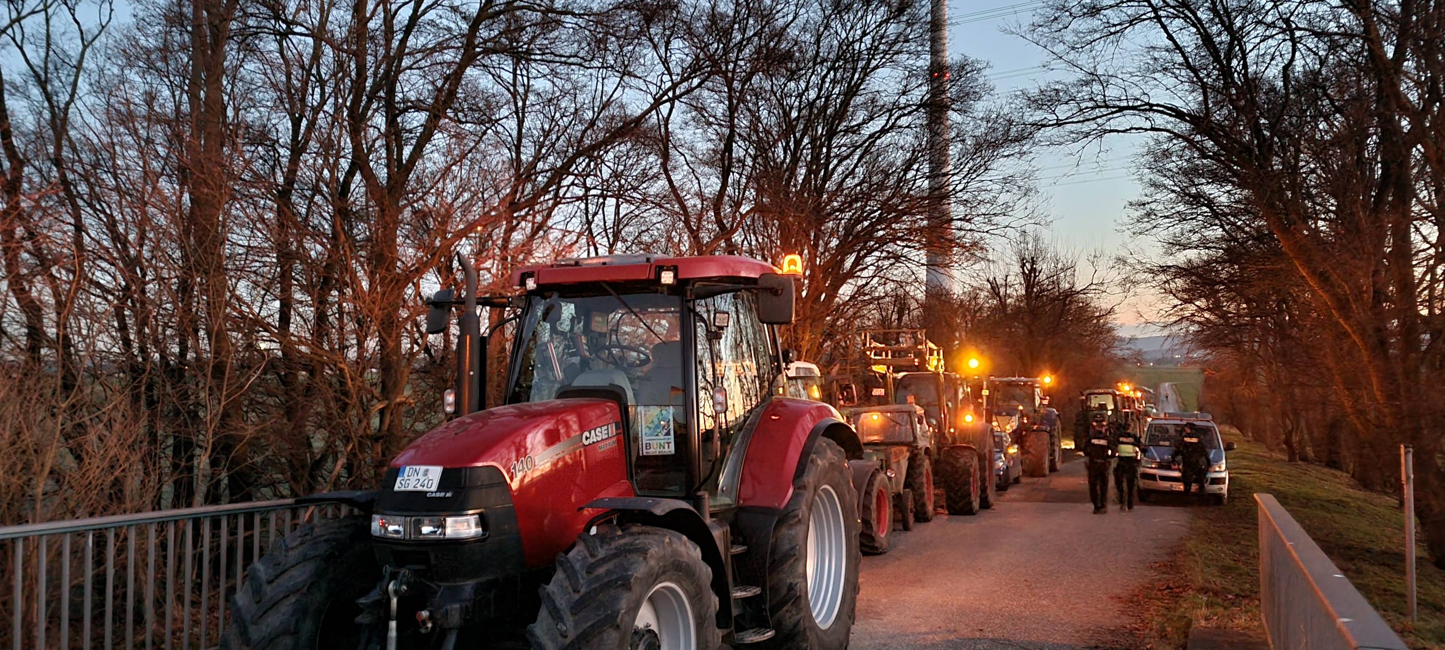 Landwirte ziehen eine positive Bilanz der Proteste im Kreis