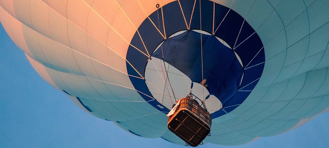 Ballon-Fahrt gegen Tagebauseen