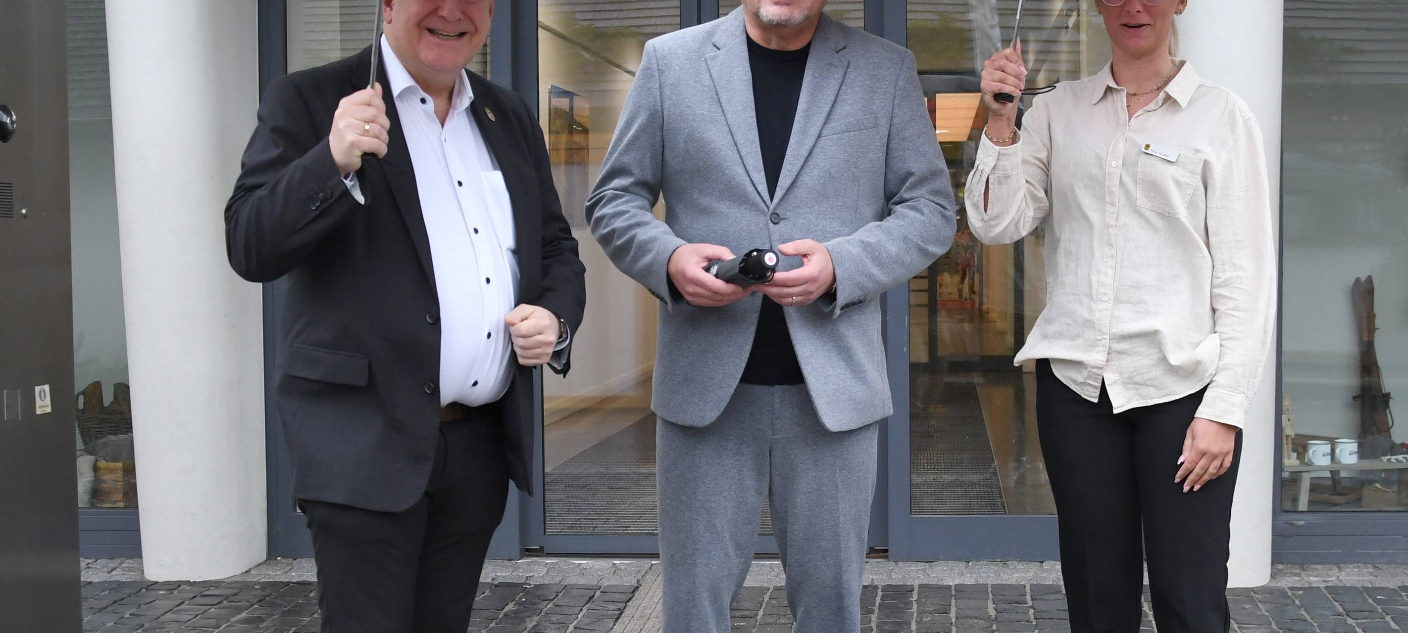 Stadt Düren designt Schirme