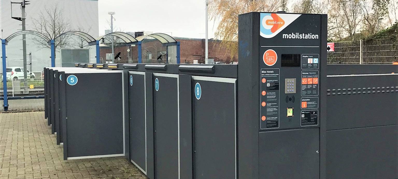 Neue Radboxen in Jülich