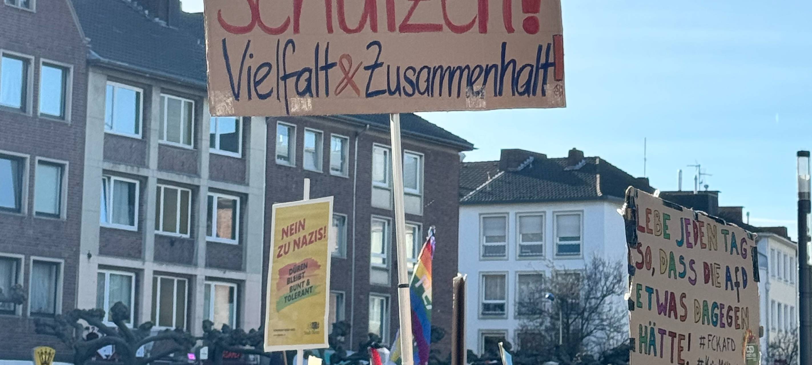 Demo in Düren beendet